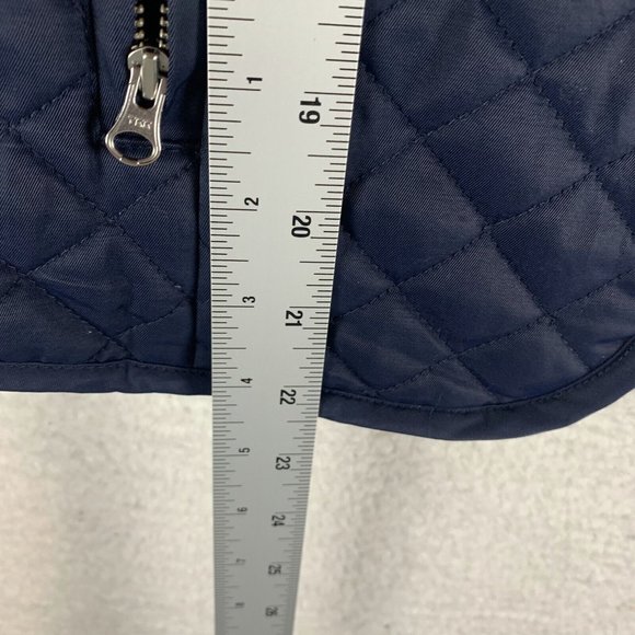 Vineyard Vines Vest Women's Small Navy Pink Full Zip Reversible Nautical 7617 - Picture 5 of 10